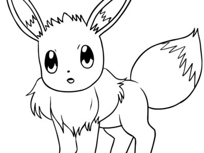 coloring pages eevee