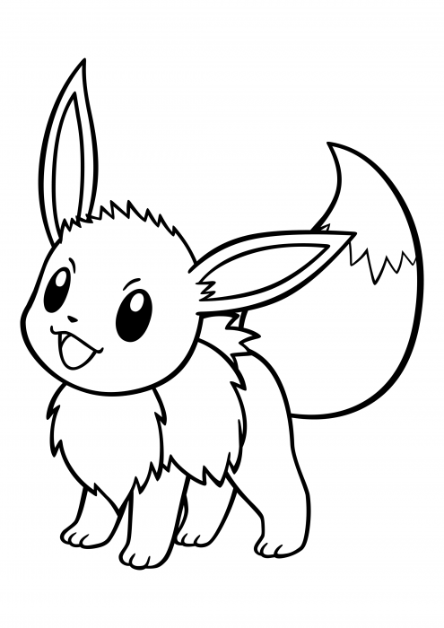 pokemon coloring pages eevee