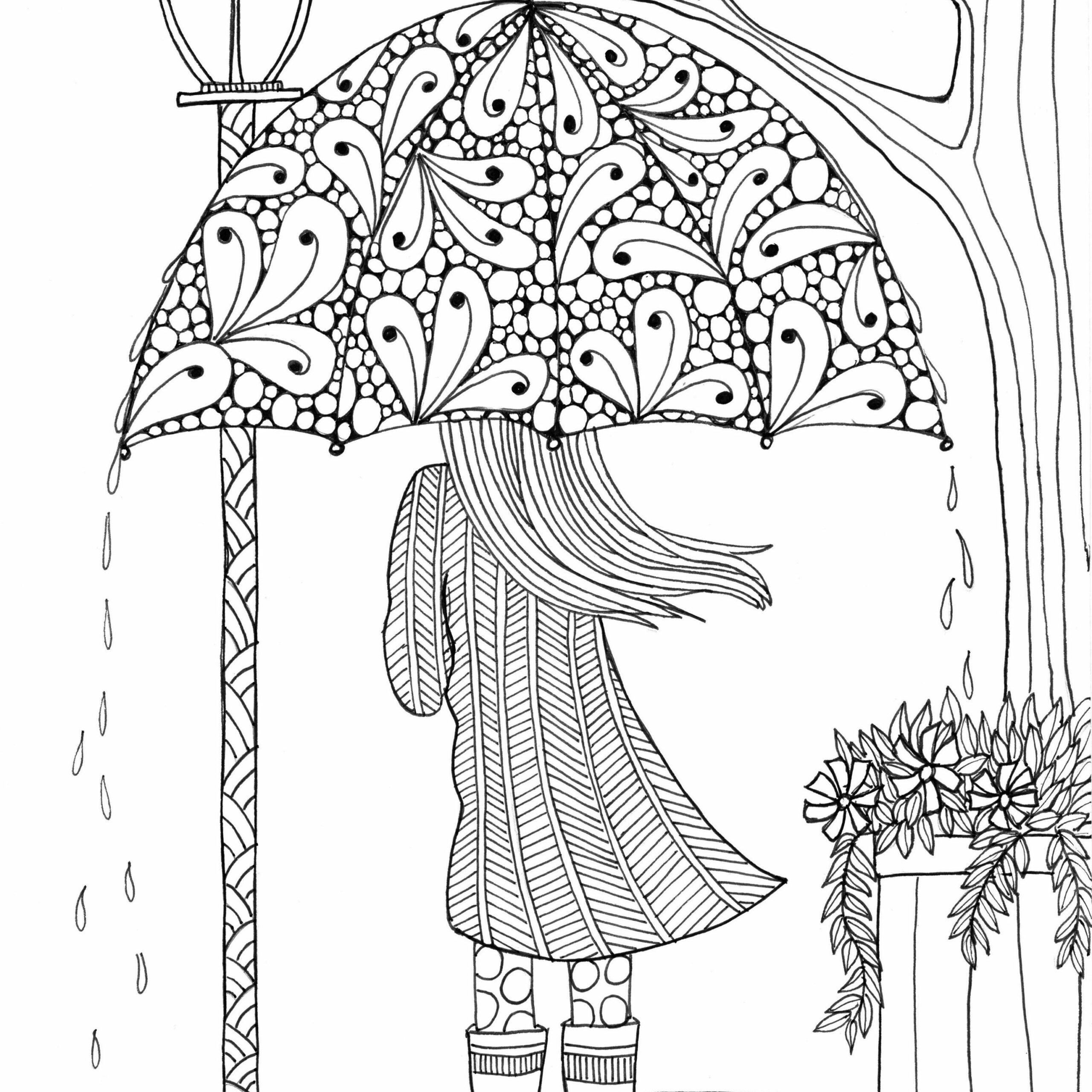 detailed coloring pages printable