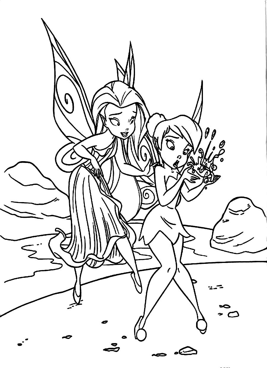 printable fairy coloring pages