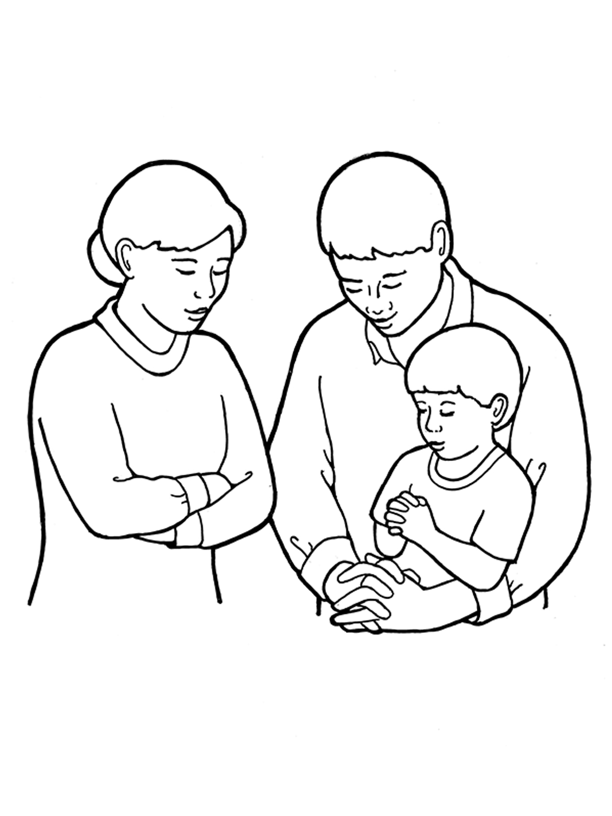 family coloring pages printable