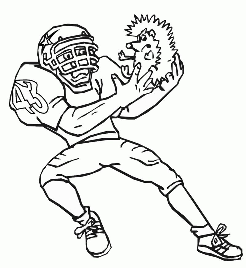 printable football coloring sheets