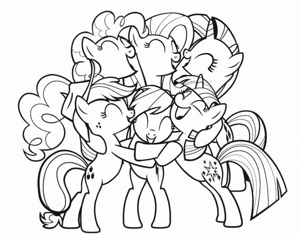 my little pony friendship is magic coloring pages