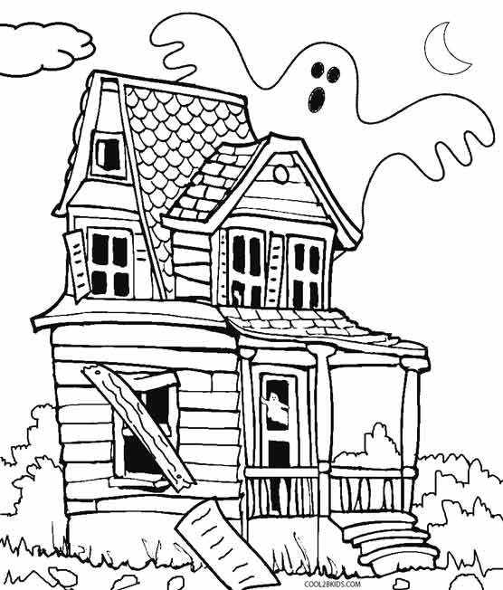 printable house coloring pages