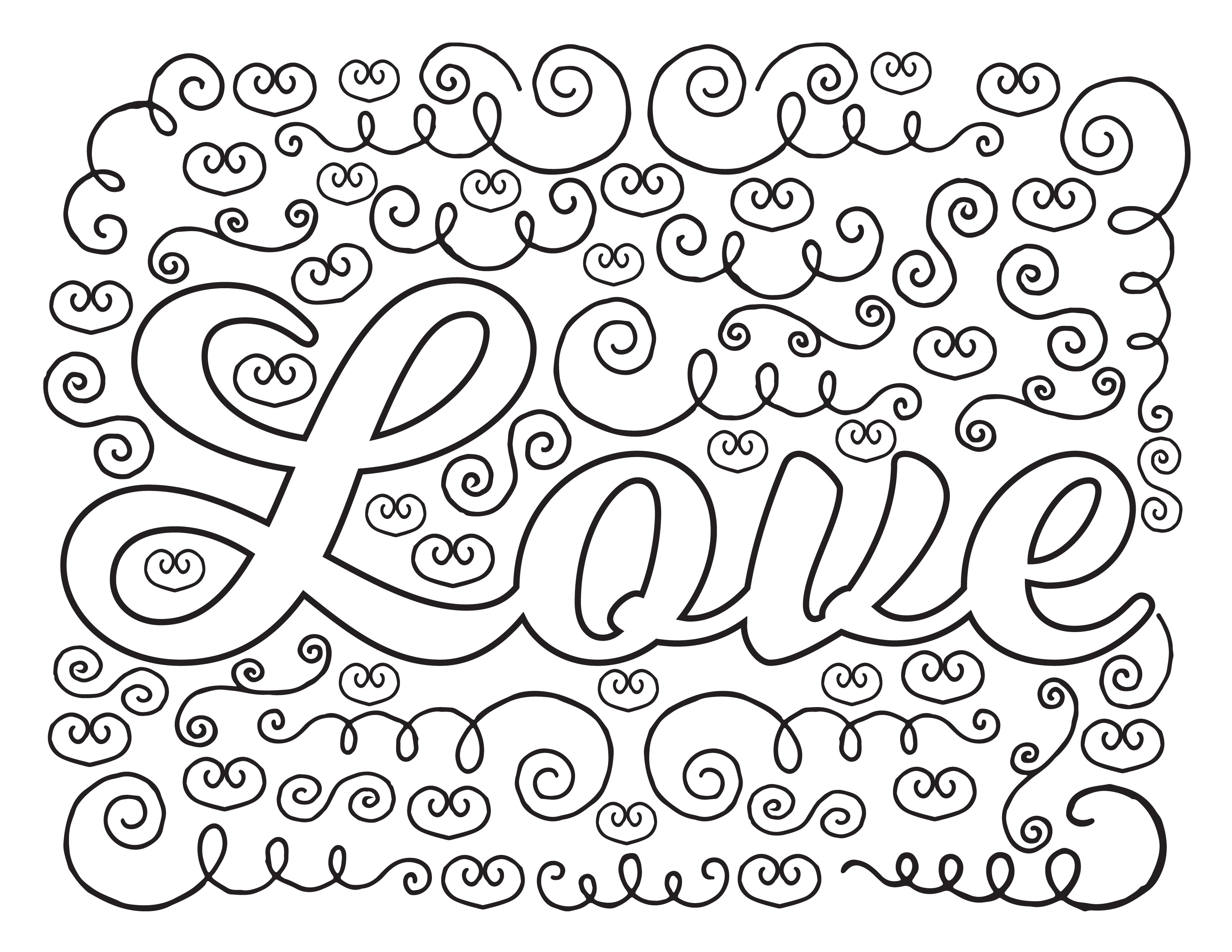 coloring pages love