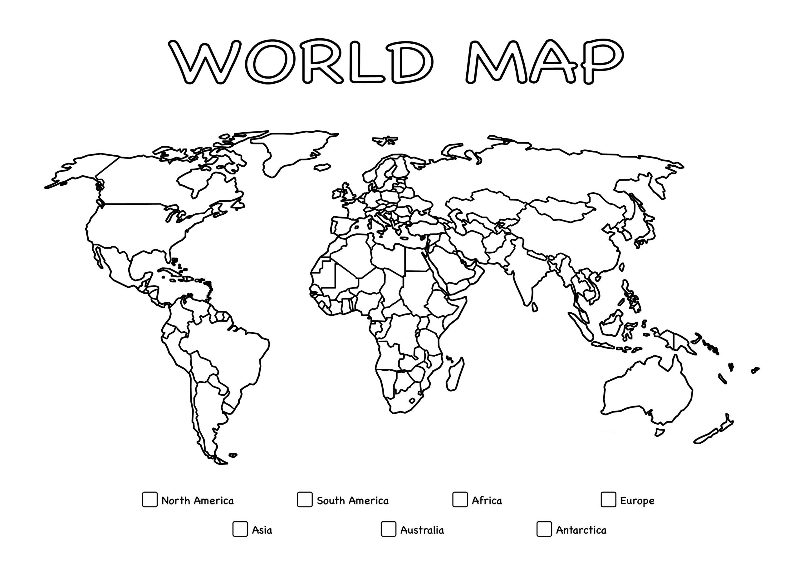 map coloring pages