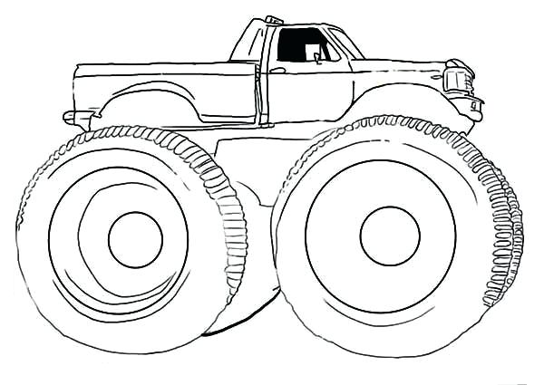 printable monster truck coloring pages