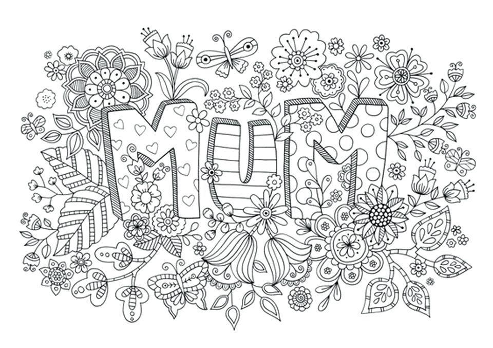 printable mothers day coloring pages