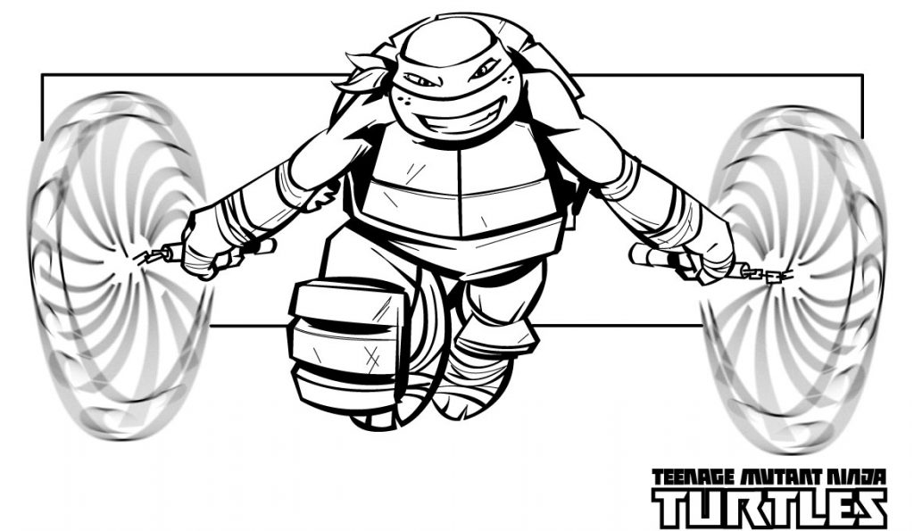 printable ninja turtles coloring pages