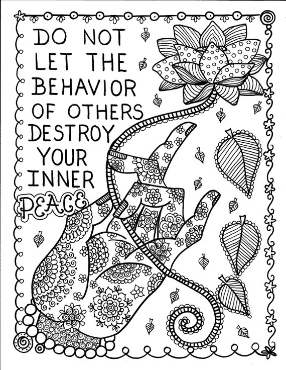 printable quote coloring pages