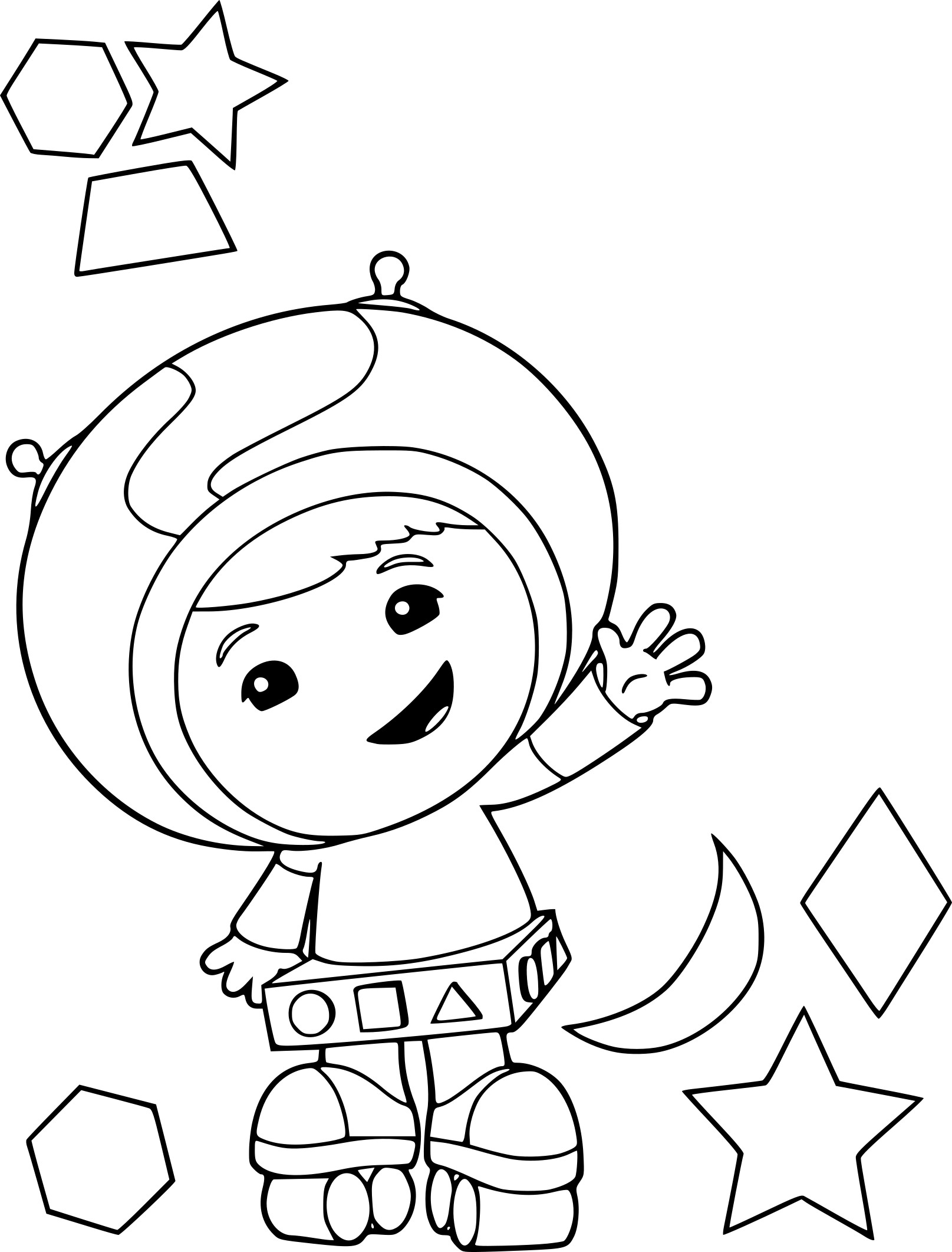 geo team umizoomi coloring pages