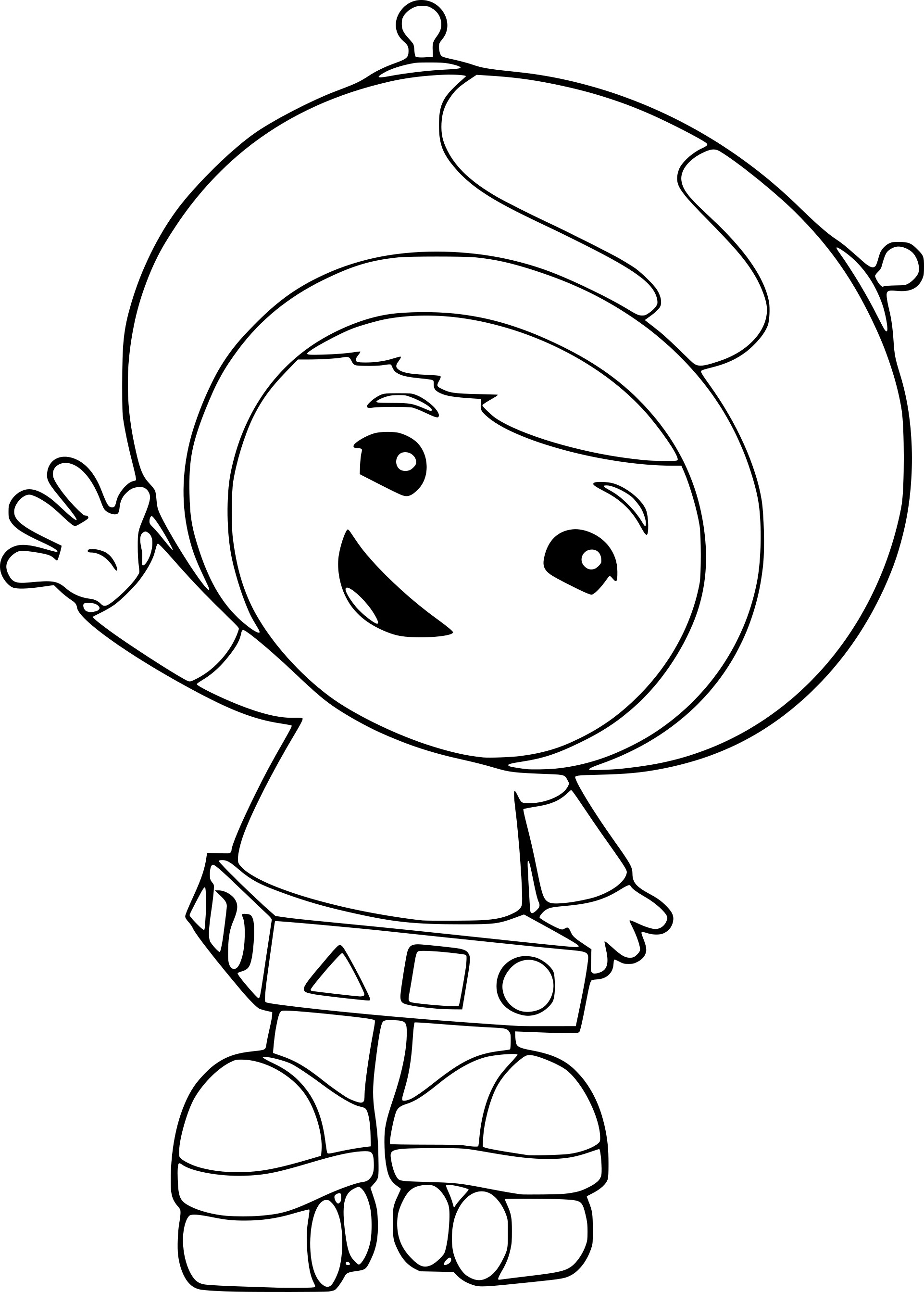 team umizoomi coloring pages