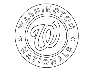 printable washington nationals coloring pages