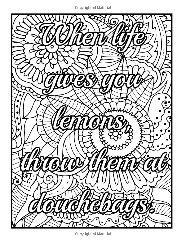 quote coloring pages free