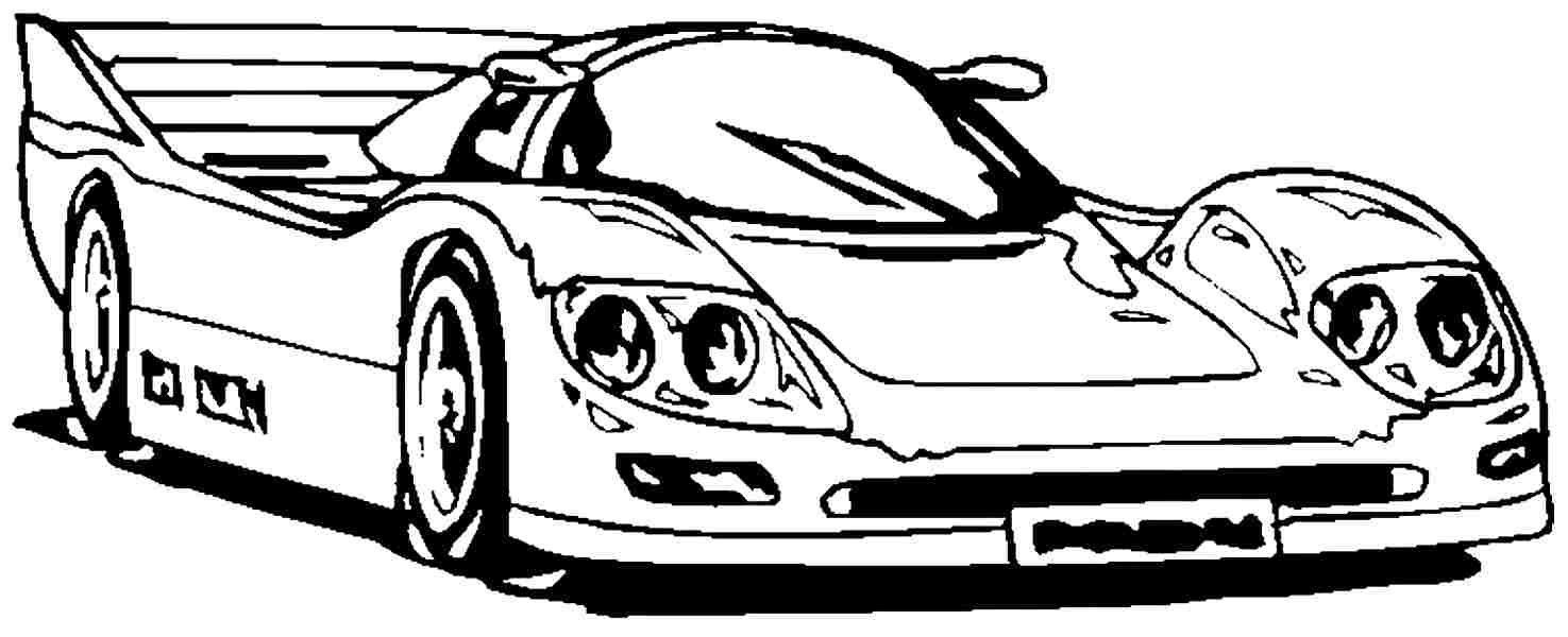 race car coloring pages free