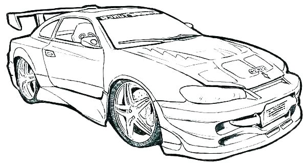 race car coloring pages to print