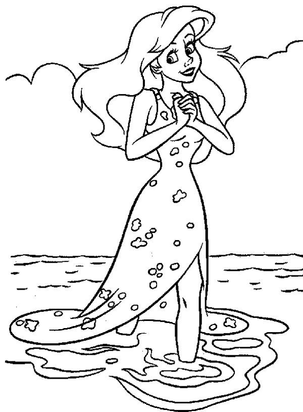 realistic mermaid coloring pages