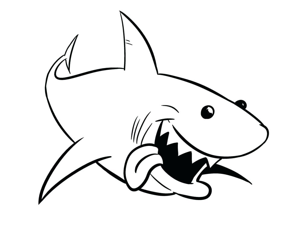 shark coloring pages for kids