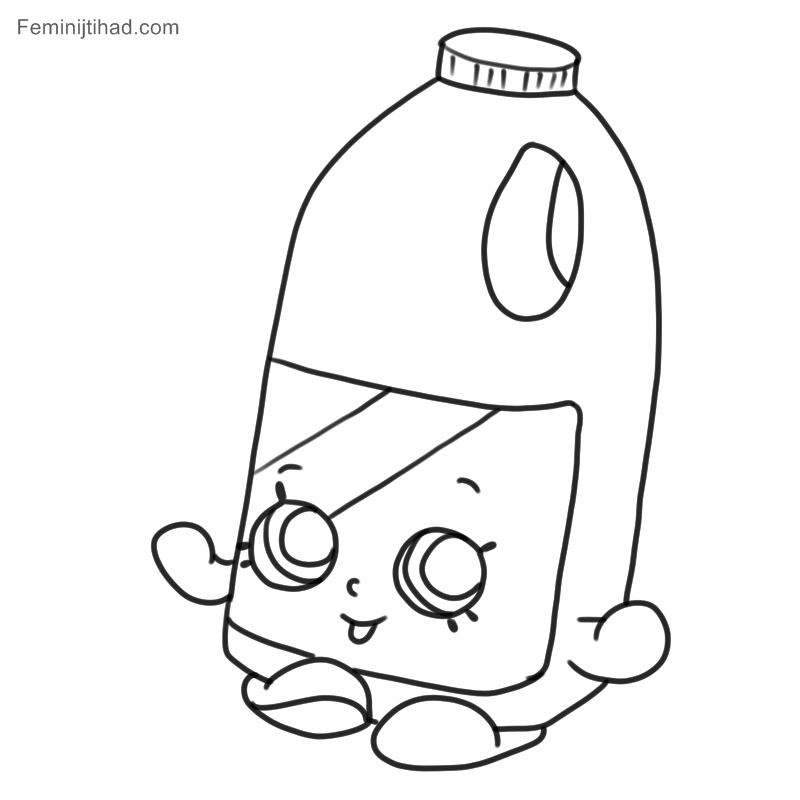 shopkins coloring book bw melissa milk