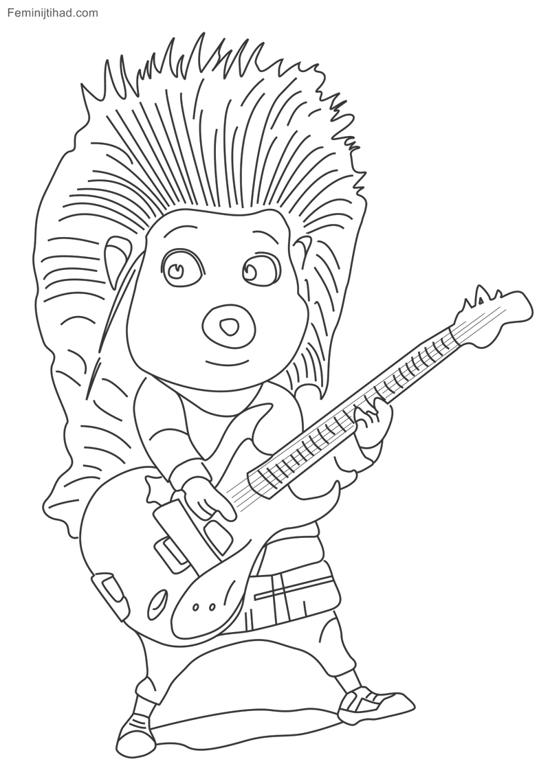 sing movie coloring pages to print