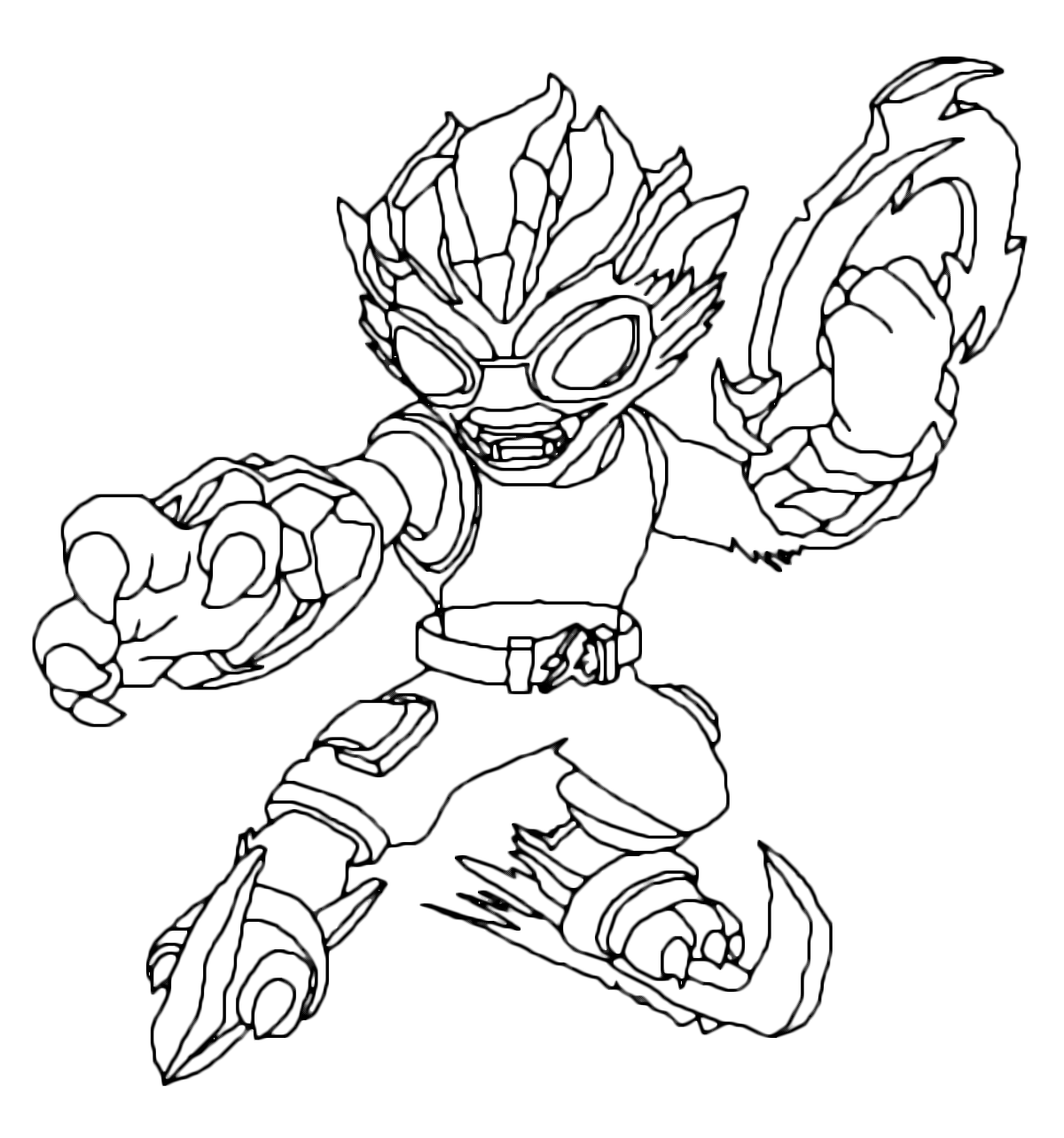 skylander coloring pages to print