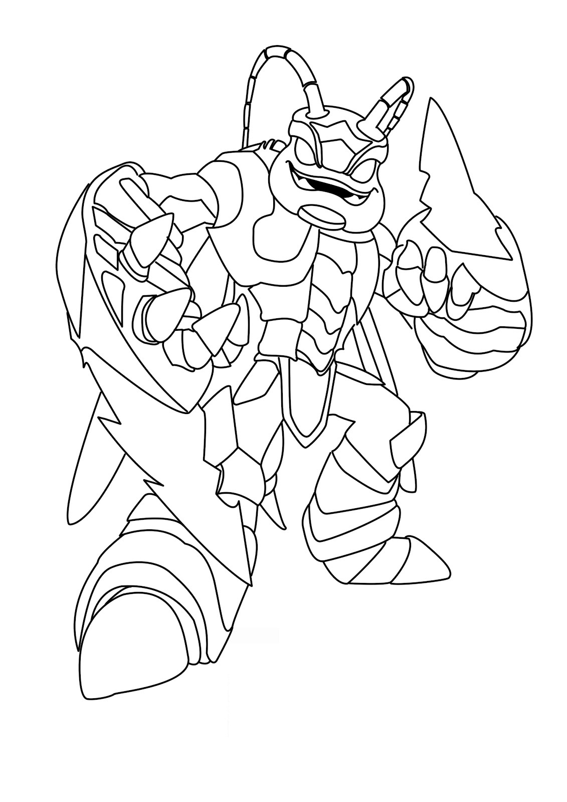 skylander coloring pages