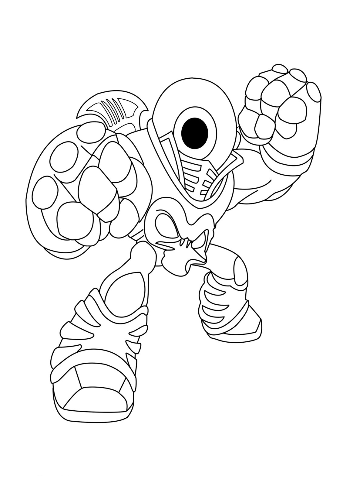 skylander supercharger coloring pages