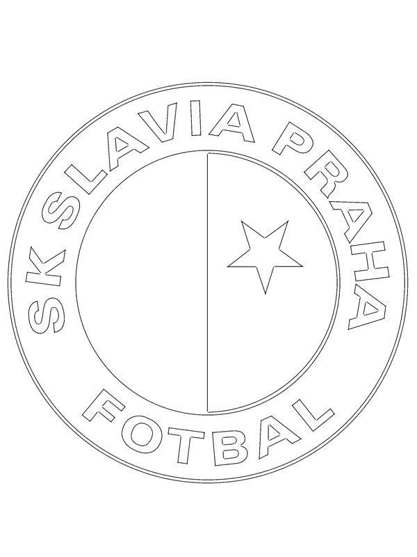 slavia prague coloring pages