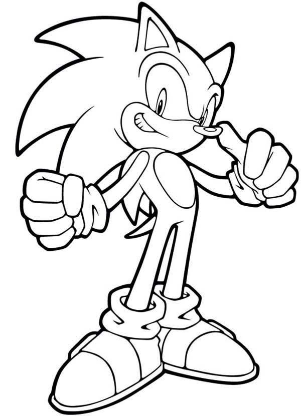 sonic coloring pages online