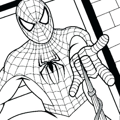 spiderman 3 coloring pages