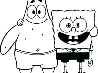 spongebob and patrick coloring pages