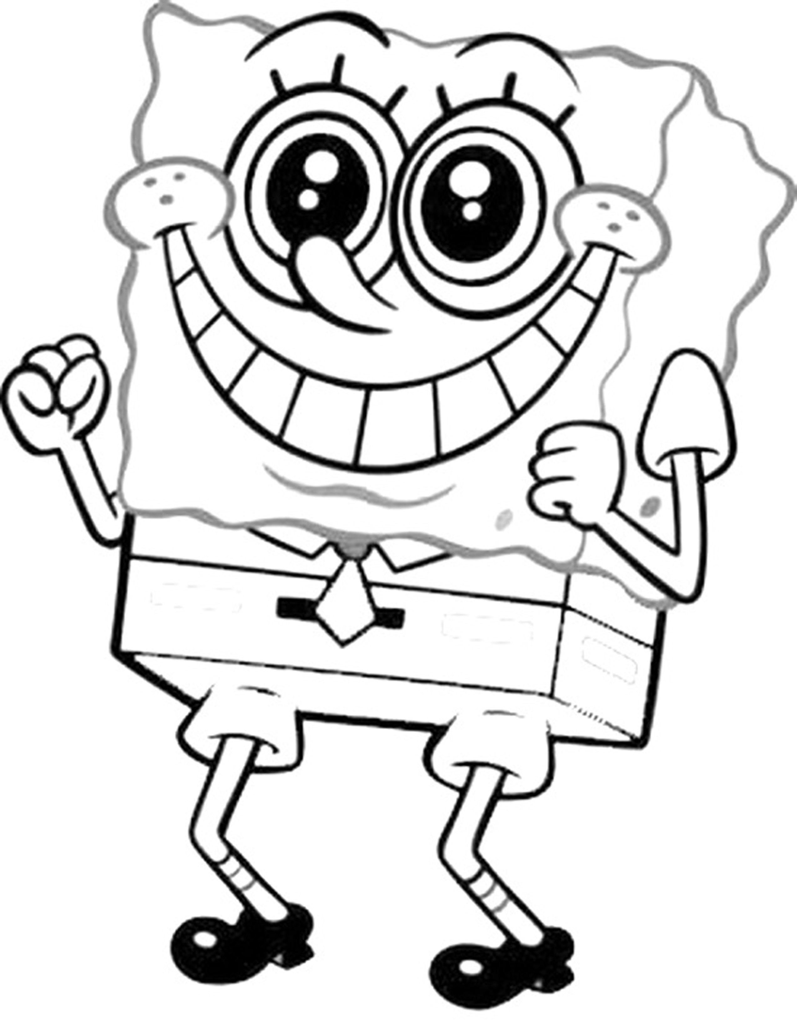 spongebob coloring pages online