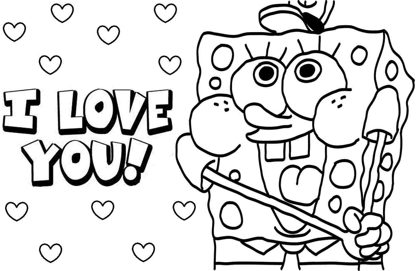 spongebob coloring pages to print