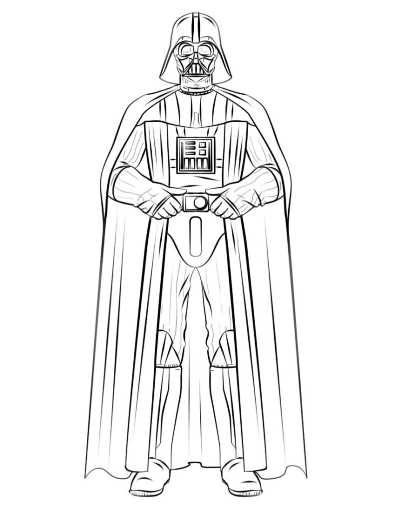 star wars coloring pages darth vader