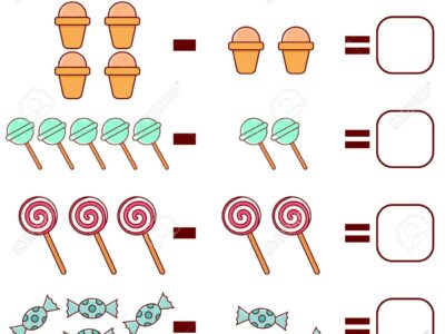 subtraction worksheet for children count