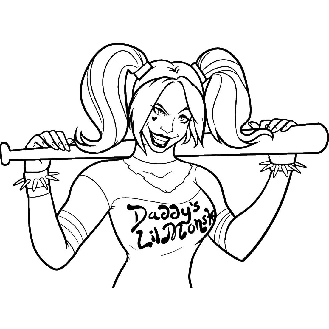 suicide squad coloring pages