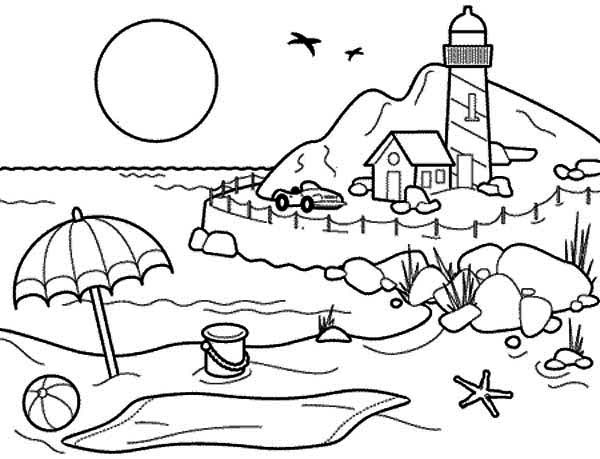 summer coloring pages for older kids