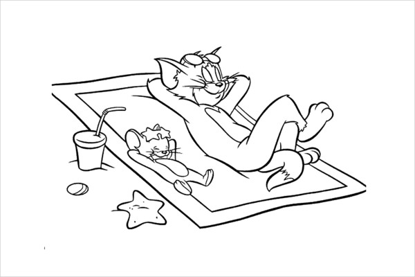 summer coloring pages preschool