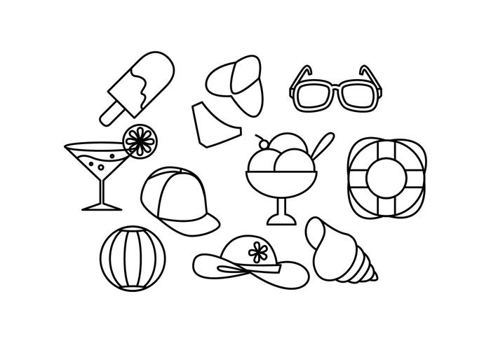 summer season coloring pages