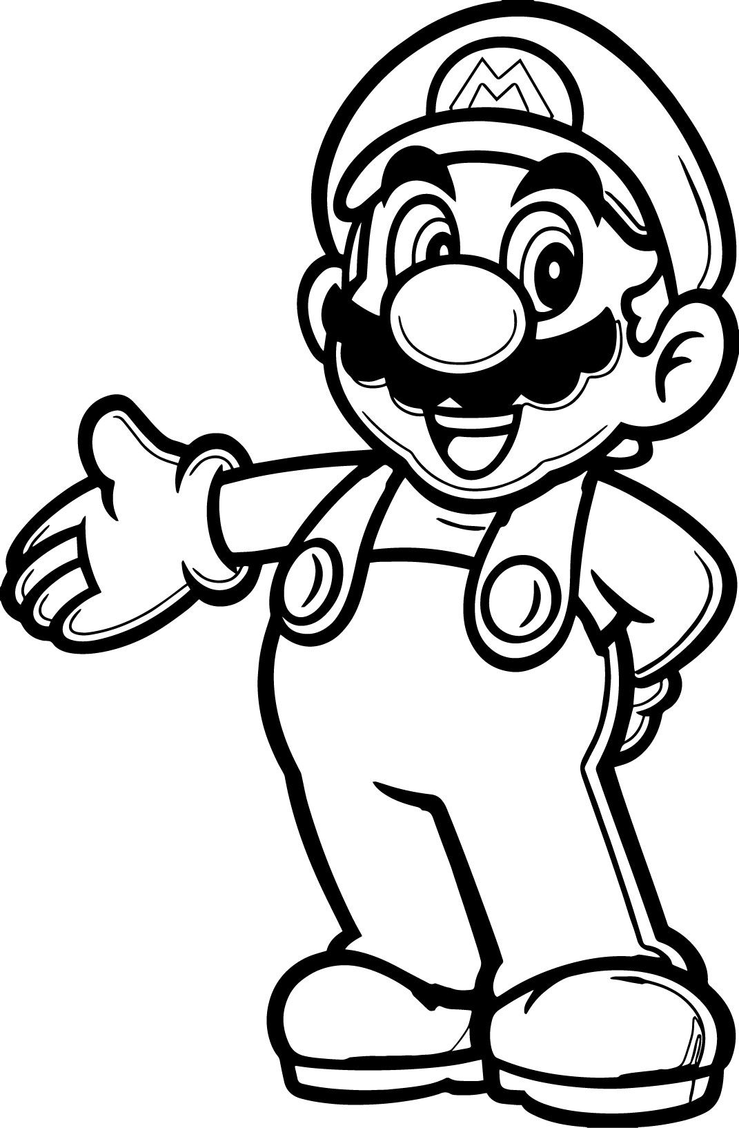 super mario bros coloring pages