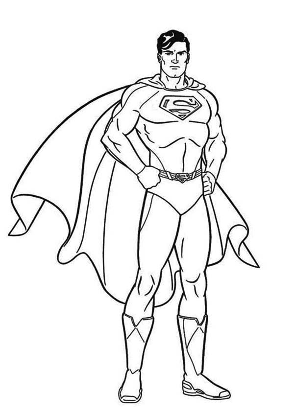 superman coloring pages printable