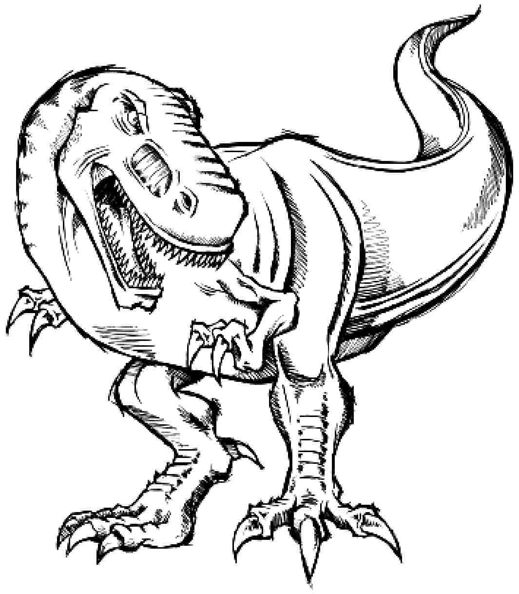 t rex coloring pages 1