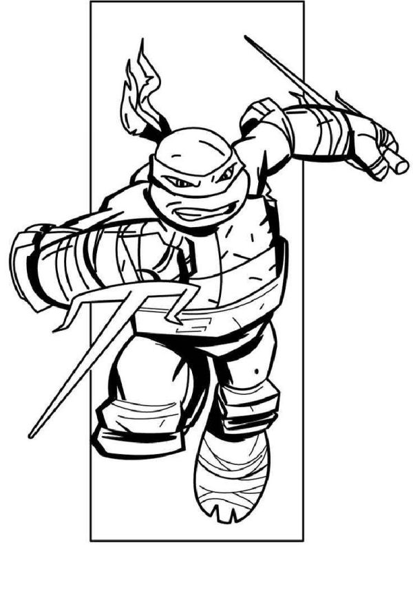 teenage mutant ninja turtles coloring pages