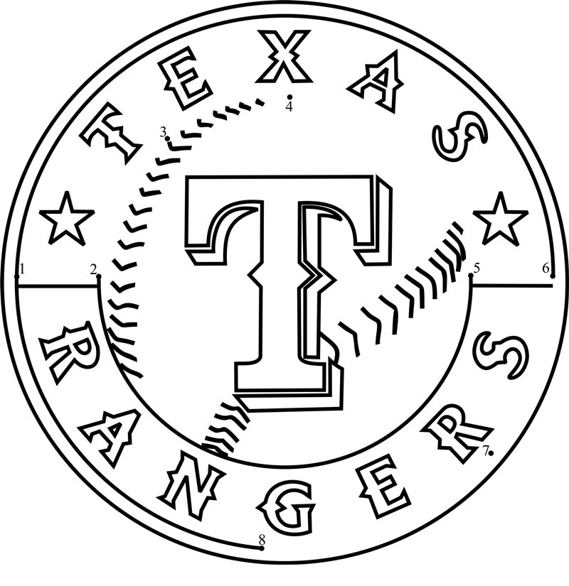 texas rangers coloring pages