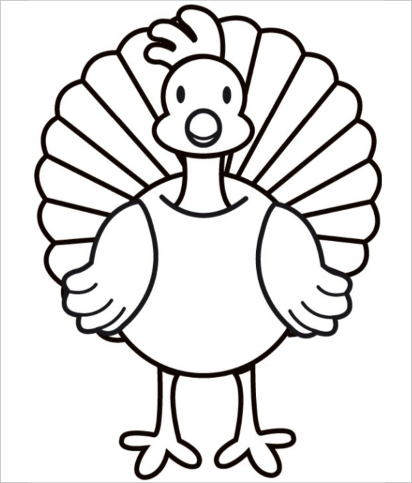 thanksgiving turkey coloring pages