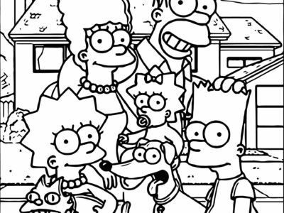 simpsons coloring pages