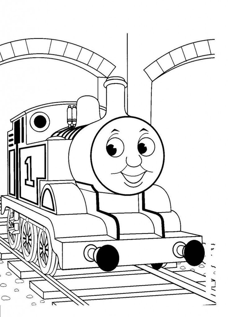 thomas the train coloring pages free printables