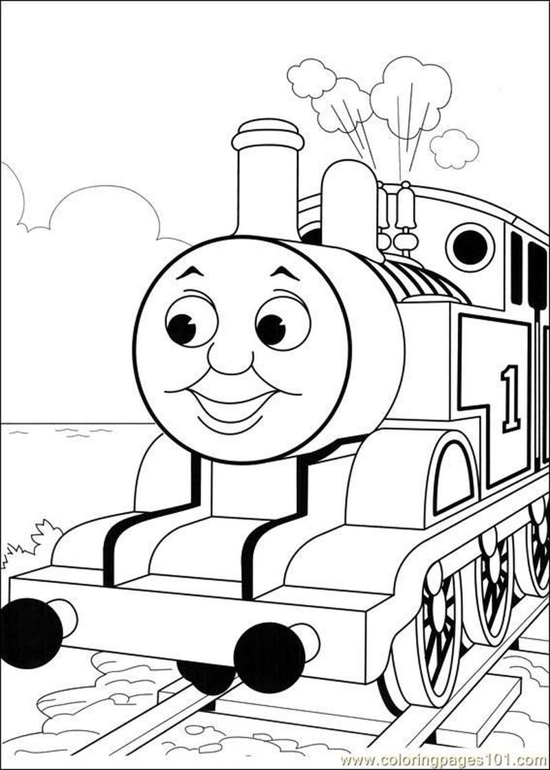 thomas the train coloring pages to print