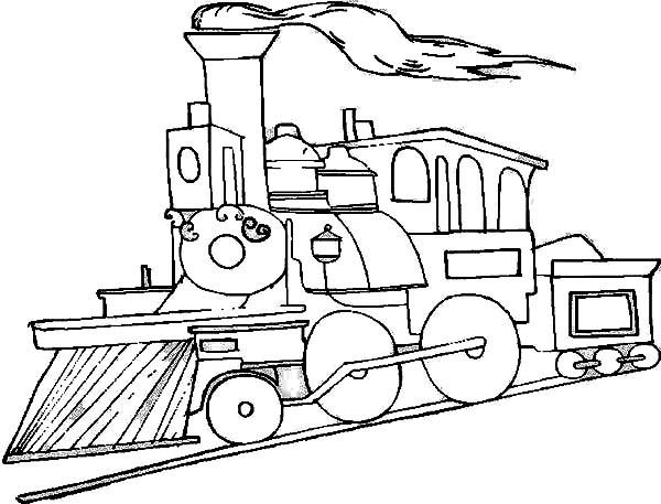 train coloring pages to print