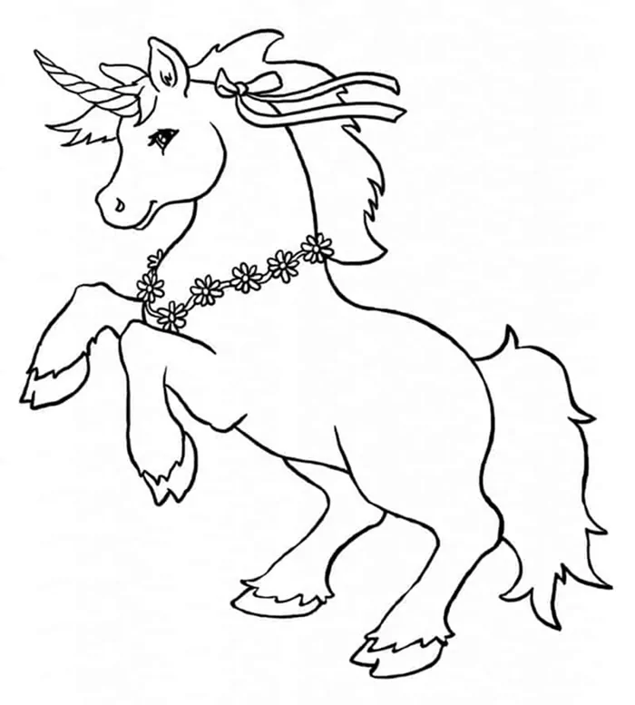 cute unicorn coloring pages